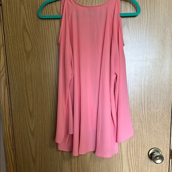 Joseph Ribkoff Pink Asymmetrical Blouse - Picture 4 of 4